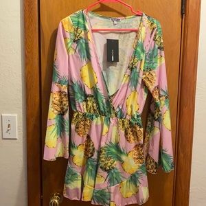 Pineapple romper